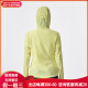 
KAILAS outdoor solid color sports anti-UV breathable hooded breathable windproof sun protection clothes for women Lemon yellow M