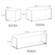 Yonghuan desktop storage box kitchen drawer built-in partition transparent acrylic narrow strip cosmetics station rectangular 4877 side U transparent basket medium length 1 PT high transparent