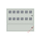 PZ40 lockable single-phase 12-household meter box circuit distribution box DZ47 guide rail installation household surface-mounted single C45 12-household surface-mounted height 700*width 900*depth 140