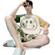 UKUHPK Herren-Kurzärärer-Pyjamas für Sommer dünne lose Plus-Größe Home Clothing Set 6630 Crayon Shin-Shi M [Vorgeschlagen 90-100 Jin [Jin ist 0,5 kg]]]
