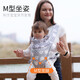 
COOKSS baby strap newborn baby holding artifact baby horizontally hugging style 1-3 years old simple multifunctional and lightweight cute bear gray breathable style