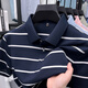 Camiseta de manga corta para hombres clásicos Camiseta de manga corta Polo Polo Paul Lapa de moda Camiseta Top Top de gran tamaño de moda