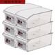 Caja de almacenamiento de refrigerador de Sanqihu Caja de almacenamiento especial Frescura de frescura Fruits, vegetales, carne, cesta congelada refrigerada de cocina Food 4881.Pet Hand-Small con tapa 3 piezas