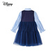 Disney Zootopia Judy Girls Skirt Dress 2025 Autumn New New Arrival Fake Two-piece Dress