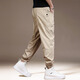 Canelin Kiskha high-end American ice silk quick-drying sports casual pants for men's summer thin style and trendy versatile Harun loose pants 9903 Khaki S suitable for 90-110Jin [Jin equals 0.5 kg]