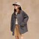 Champion champion work jacket men's new British barn jacket women's Bath style lapel trend carbon gray XS