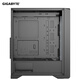 GIGABYTE Ghost Black C103G Chassis Panoramic Tempered Glass Side Transparent Compatible 360 Water Cooling Radiator Quick-Release Dust Filter ATX/Front 360/Vent Panel