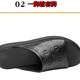 Nosskiss International Luxury Brand Herrenschuhe und Pantoffeln High-End-Flip Flops bequemer Anti-Rutsch-Strand-Drag Modier und vielseitig Sandalen Schwarz [Brand Gift Box] 40