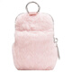 Lululemon Couleur de couleur unie à glissière en peluche ouverture et fermeture de la fibre polyester polyester rose féminine régulière