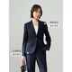 Lady Bird black formal suit for women professional small man interview wear public examination high-end suit jacket