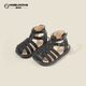BOE [Official Flagship] OCC Girls' Shoes Baby Toddlers' Shoes New Summer Sandals High Top Children's Rose 9221 Brown 22 Factory Order Price-25 Whole (100 Pairs)