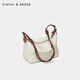 Cinvai/Krose Offizielle Website Kleine C/K -Kissenbeutel Frauen 2025 Frauentasche große Kapazität Crossbody Body Casual Umhängetasche Achselhöhlen -Achselhöhlen -Achselhöhle aus Weiß - CK Damensasche sendet die Herz der Freundin der Freundin.