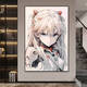 Evangelion hanging painting Asuka Ayari decorative painting Number 1 mobile anime girl's porch painting EVA11 80*12035MM thick aluminum alloy brushed gold