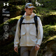 Under Armour UA Offiziell 2025 Frühling Neue Jacke Jacke winddichte wasserdichte und feuchtigkeitsdurchlässige Sport-Softschalenjacke für Männer und Frauen Manmu Black S