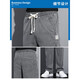 Herrenhosen von Hagan Home für Sommer dünne 2025 neue Ice Seidenjeans für Jungen lässige Hosen loser gerade weit ligs sommer laisele ten Männerhosen Sommer Cool Ice Seidenhose 1048# Gray. Dünn 2xl 155-170jin [Jin ist 0,5 kg]