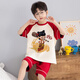 
Modal children's pajamas boys summer 2025 new boy pure cotton short-sleeved cartoon medium-sized children's home clothes cotton set [Cotton] NT-693 165 S size Height 143-153 cm 65-85 Jin [Jin equals 0.5 kg]