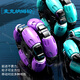 
Linguo Germany's high-end six-wheel stunt remote control launch water bomb tank car children's toy gesture sensing off-road vehicle boy four-wheel stunt tank car-double control-purple single set standard-battery about 35 minutes + 6W water bomb
