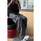 
Fumile cleanfit paratrooper work pants men's summer American trendy outdoor hiking pants retro loose casual trousers dark gray XL