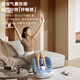 AUX foot massage machine, integrated foot and foot massager, leg massager, fully automatic kneading thigh and calf muscles, a gift for parents and elders, off-white Thai rolling and scraping + high-frequency leg shaking + air bag full wrapping + foldable, high-end and practical, a gift for elderly parents, men, and girls.
