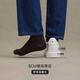 THOM WILLS Lei Jun's same style thick-soled white shoes men's height-increasing genuine leather casual shoes white G931-1 6.5/39 size