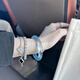 DL 1998 Fat Donglai Quality Aquamarine Bracelet Huaxuan Tianlan Type de glace Blink Blue Blue Blue Blue Bijoux Couple d'étudiant F3527