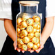 Blumenfisch Kleber Geschenk Jar Anti-Acryl-Seepferdchen Seelkurke transparent Plastiksiegel Jar Hirsch Geweih Cordyceps Aufbewahrungsglas 15267 Flaschenkörper Haustier