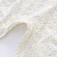 YEEHOO baby clothes newborn jumpsuit baby infant home crawling suit jumpsuit light yellow 80CM