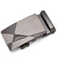 Belt automatic buckle men's trouser belt head business belt head accessories card slot 3.5cm clip outer wear buckle gift black square buckle does not include belt