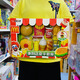 Five-star toy convenience store supermarket cash register giant hamburger fries bread ice cream children's house play house red 38562P supermarket cash register set gift