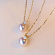 Peimeng Zhengyuan seawater pearl necklace clavicle chain princess style pendant heavenly grade stone a 9-9 points 5mm