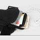 Huaiguoying running mobile phone arm bag for men and women outdoor sports running fitness mountain climbing cycling fitness waterproof wristband suitable for screens below 6.5 solid color arm bag - black