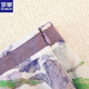 罗蒙（ROMON）碎花优雅半身裙2025夏季新款气质印花垂感系带中长款洋气 浅紫色 L 90-105斤