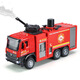 Neues Haodi 135 Ingenieurfahrzeugspielzeuglegierungen Sound und Lichtsimulation Wasserstrahl Feuerwehrwagen Mischung Transportwagen Jungen Geschenk A3519-1: 35 Stadt Sprinkler LKW-Box