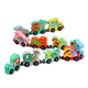 Train magnétique des enfants magnétique magnétique Magnétique Assemblage des blocs de construction Boy's Magnet Car 1 Hook Model 11 Train numérique