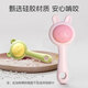 Dr. Ma baby teething glue hand bell silicone baby can grind teeth and bite the toy green