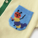 Qiqi Bear (ciciibear) baby knitted cardigan spring and autumn style children's new thin boy sweater jacket children's autumn clothes trend rice apricot color 80