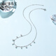 Century Yuan PT950 platinum bead necklace new platinum light luxury temperament high-end clavicle chain for girlfriend 4.68g about 43cm