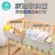 Crib hanging children's head fence diapers storage box diapers hanging bag basket pearl powder