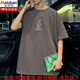 美罗邦（Meloban）纯棉短袖男潮牌潮流休闲宽松圆领t恤男生青少年夏季新款百搭体恤 3892白色 2XL 约160-180斤可穿