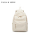 CinvaiKrose【新品】小c&k双肩包女2025新款书包大容量初中学生背包男轻便通 米白色Off-white【2025年新款生