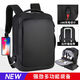 Picasso (PICASSO) backpack computer bag 17.8 inch waterproof and water-resistant large capacity usb multi-function men's business travel trend 9902 expandable black