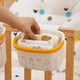 Crib Storage Korb Seite Aufbewahrungskorb Seite Bettbaby Fütterungstisch Windeln Windeln Speichel Handtuch Hanging Bag Same Small Tile_1