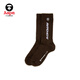 Aape flagship store accessories solid color simple ape embroidered letters jacquard mid-calf socks 4867XXL BKX/black S