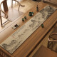 Xiangdu tea table cloth long strip tea table mat waterproof and anti-slip thousand miles of Jiangshan Tu table flag tea mat new Chinese style Zen cover cloth Jingxin-NG-12048 30*180cm [smooth cutting edges]