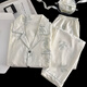 Pyjamas de coton en coton sensual Men de printemps cardigan à manches longues à manches longues à manches longues pour adolescents à manches longues K12401 Double longueur l suggèrent 100-130