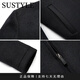 Sustyle Luxury High-End-Marke High-End-Herren-Kurzwollmantel Herren Wollmantel Herrener Revers Wolljacke Business Navy L.
