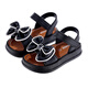 Yumiya Sandalias para niños Girls 2024 NUEVA Princesa Linda Princesa Anti-Slip Interior y al aire libre zapatos de playa de moda para bebés 1105-Sandals/rosa 30 Tamaño Longitud interna 18.5cm