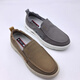 Shachi Men's Chaussures 25 Nouvelles chaussures en tissu chaussures paresseuses Chaussures décontractées pour hommes Popcorn Bottom Televas Chaussures gris 3883 38
