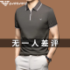 Chiarmania Armani Summer Algodón de algodón de algodón de manga corta Camiseta de seda de hielo Paul Polo de alta gama Nuevo hombre A-691 White XS 160