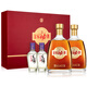 Jinpai Jinbiao Jinjiu 40 Grad 500 ml*2+ Maopu Alkohol 100ml*2 Exquisite Geschenkbox selbst trinkende Geschenk